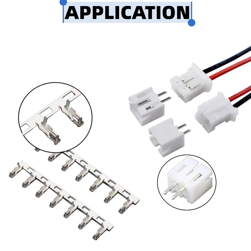 EGSCST طقم موصلات JST PH 630PCS مع كابل محول طرفي بفتحات 2.0 مم 2 3 4 5 6 دبابيس - Image 4